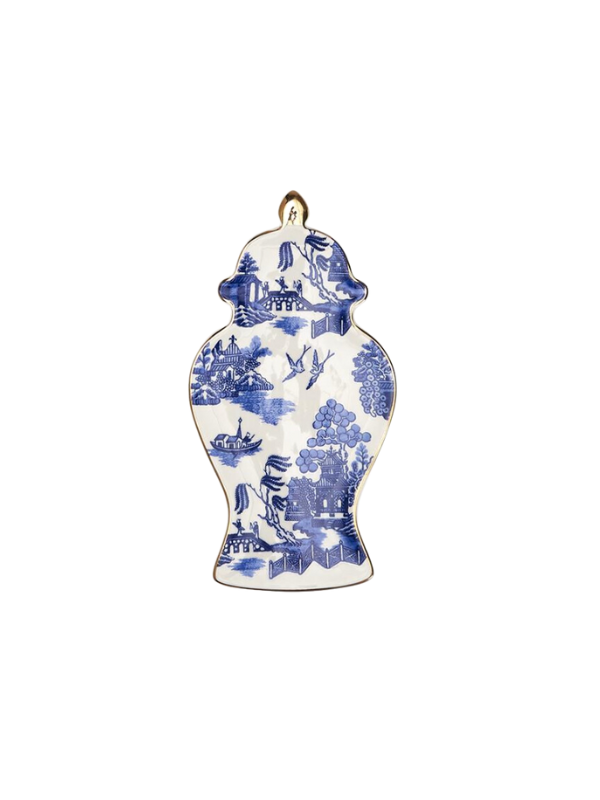 Blue and White Ginger Jar Trinket Tray