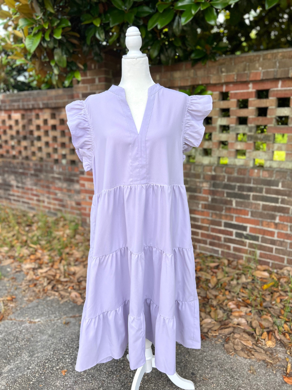 The Elizabeth Dress in Lavender
