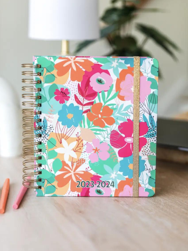 Tropical Floral 17 Month Planner