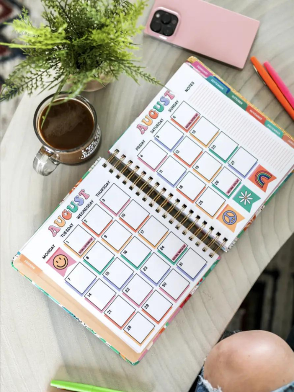 Tropical Floral 17 Month Planner