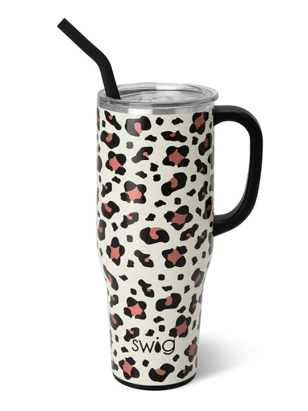 Luxy Leopard 40oz Mega Mug by Swig Life