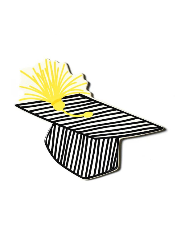 Big Striped Graduation Cap Attachment by Happy Everything