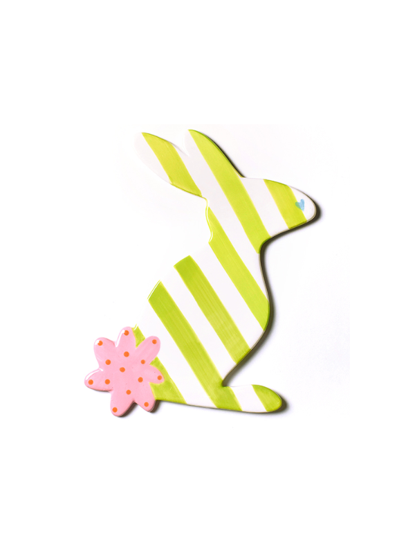 Mini Green Stripe Bunny Attachment by Happy Everything
