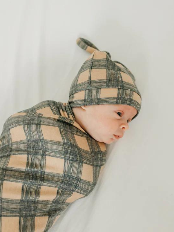 Billy Newborn Top Knot Hat by Copper Pearl
