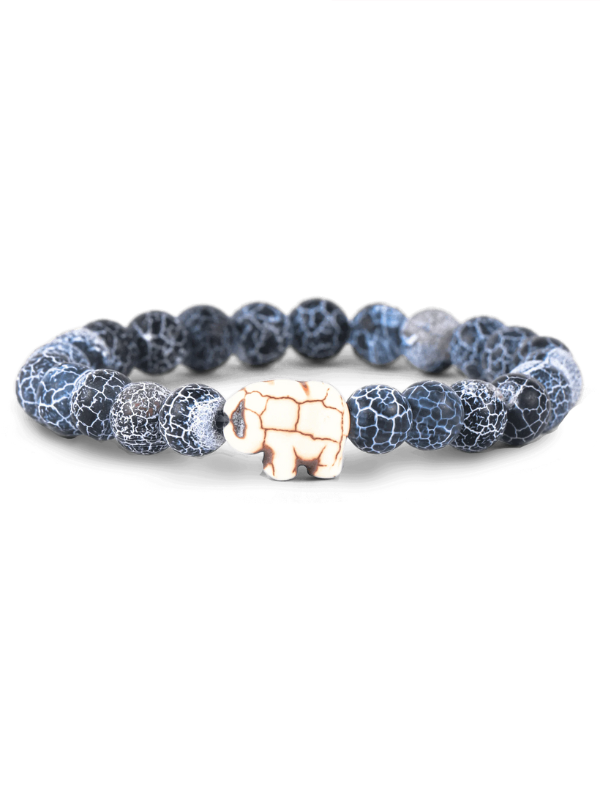 Fahlo Elephant Bracelet in River Blue