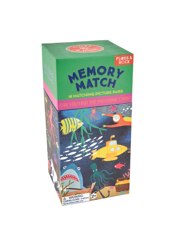 Memory Match Underwater Card Game