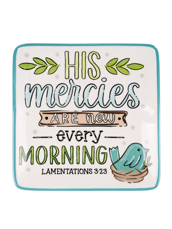 His Mercies Are New Every Morning Trinket Dish