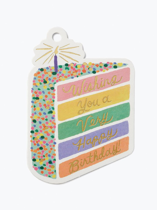 Birthday Gift Tags (Set of 8) by Rifle Paper Co.