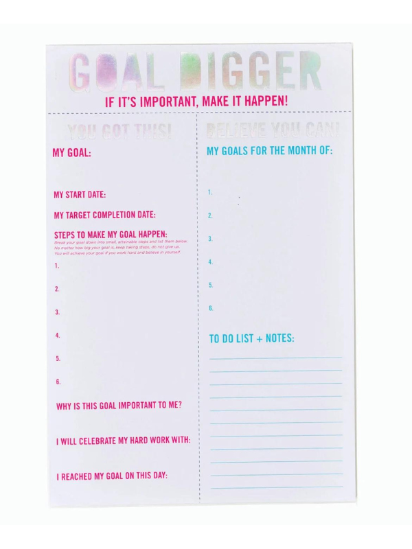 Goal Digger Notepad