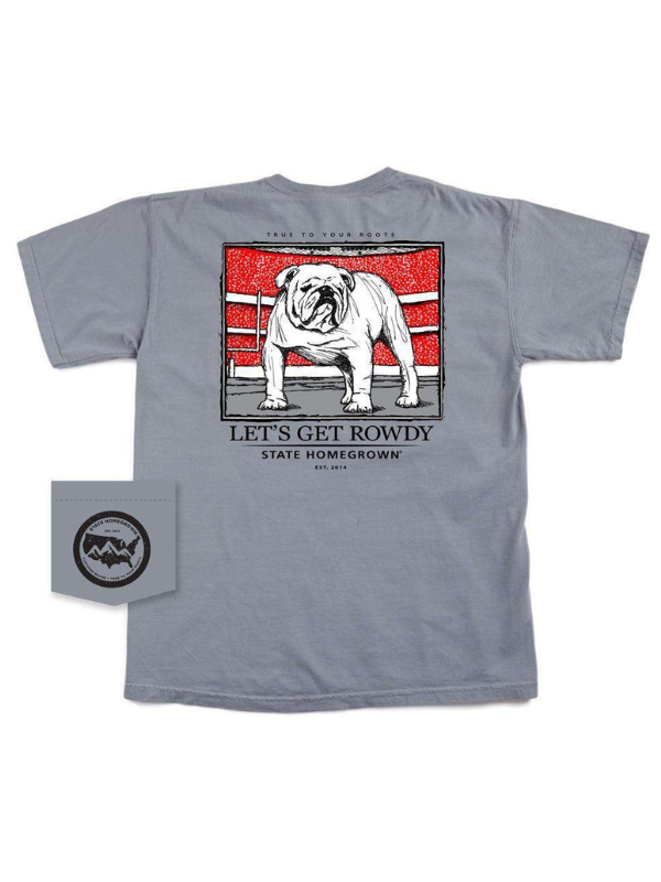 Gray Let’s Get Rowdy Tee by State Homegrown