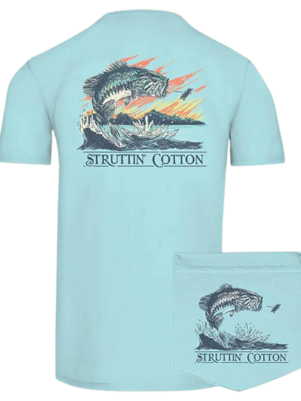 On the Fly Tee by Struttin' Cotton