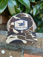 Pintail Patch On New School Camo Hat by Struttin Cotton