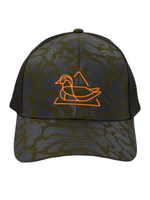 Warning Duck Trucker Hat by Southern Marsh