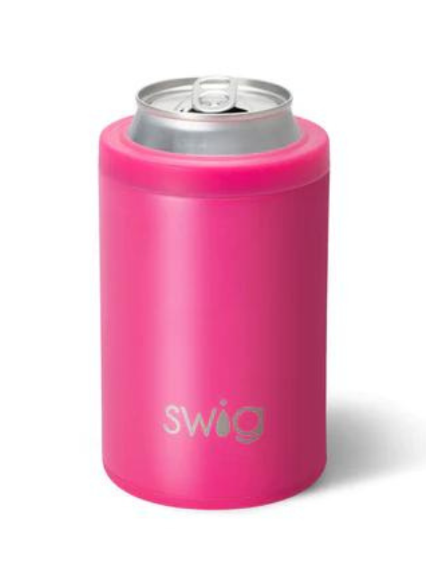 Matte Hot Pink (12oz) Can/Bottle Holder by Swig Life