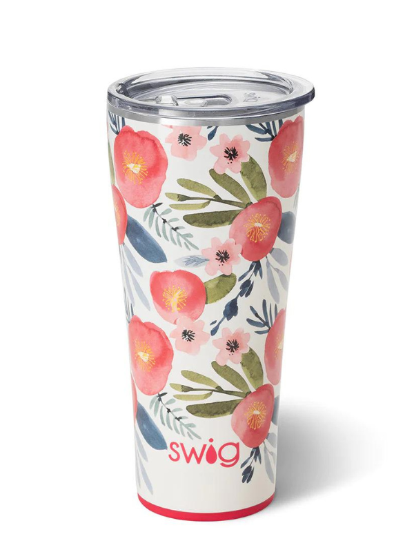 Poppy Fields 32oz Tumbler by Swig Life