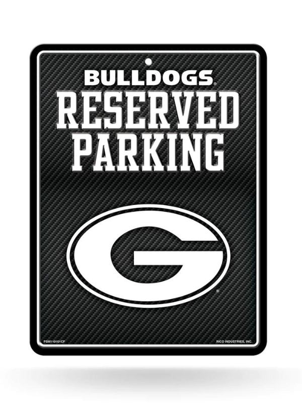 Bulldogs Reserved Parking Sign
