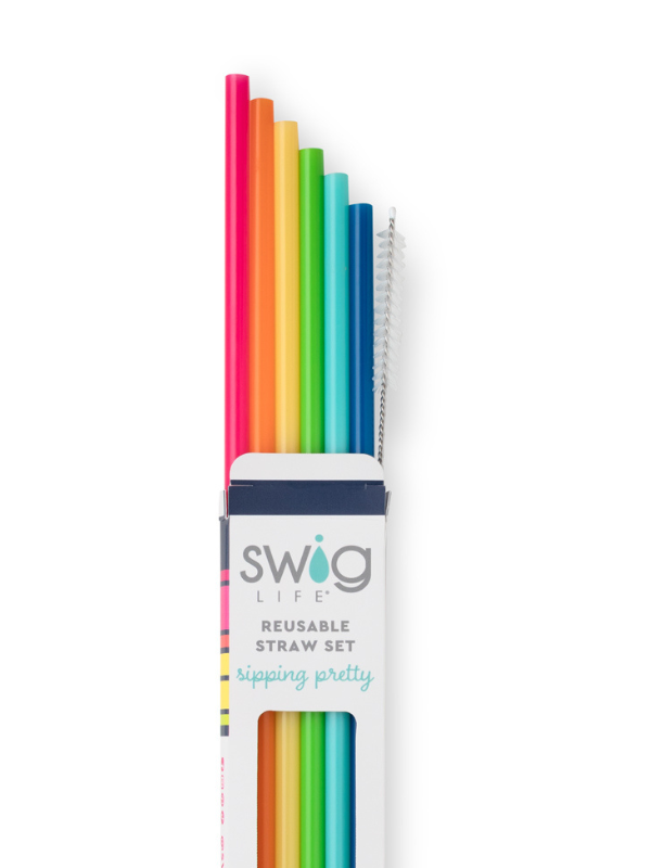 Rainbow Straw Set by Swig Life