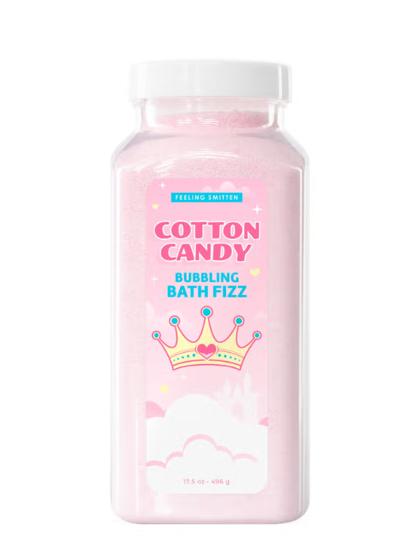 Kids Cotton Candy Bubbling Bath Fizz Bottle