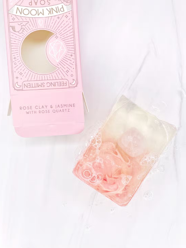 Pink Moon Soap with Rose Quartz