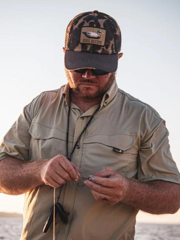 The Drifter Sport Shirt in Khaki by Dixie Decoys