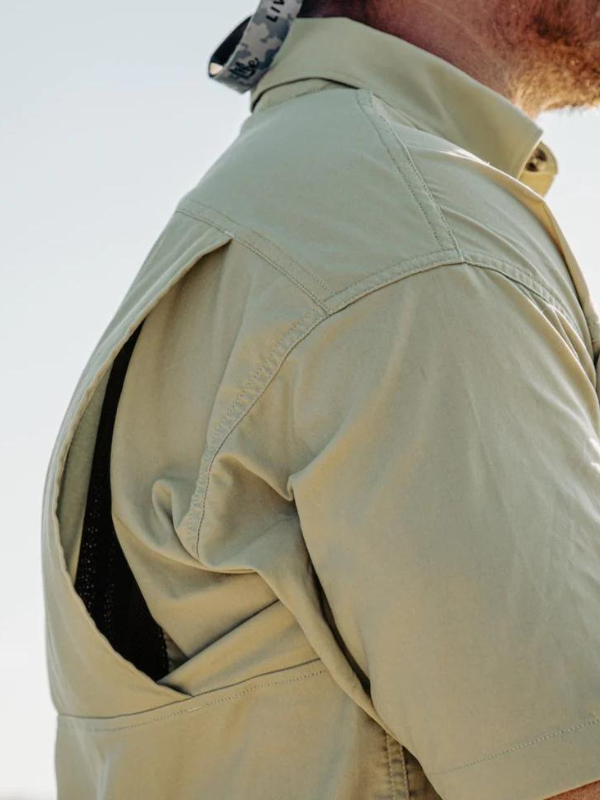 The Drifter Sport Shirt in Khaki by Dixie Decoys