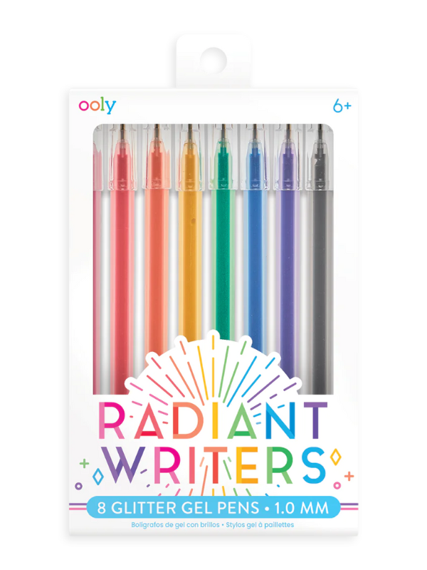 Radiant Writers 8 Glitter Gel Pens