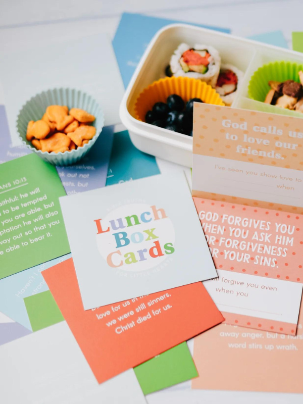 Bible Truths Lunch Box Cards for Little Hearts