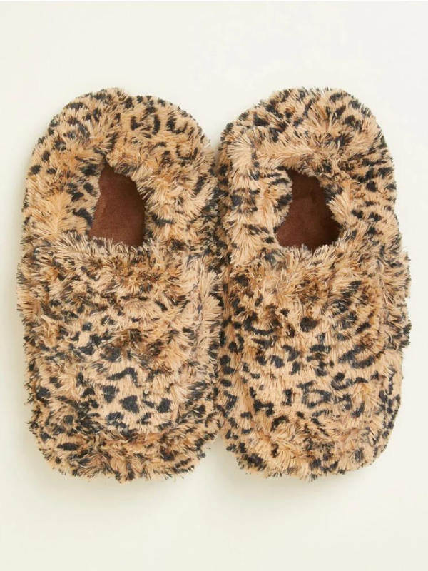 Leopard Warmies Slippers