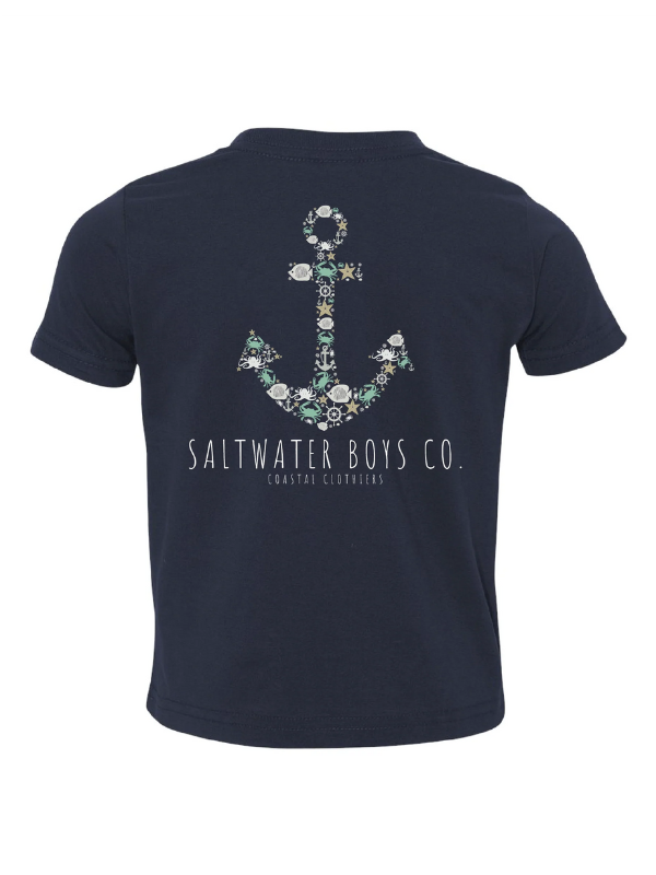 Anchor Short Sleeve YOUTH Tee by Saltwater Boys Company