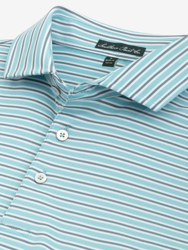 Caddie Stripe YOUTH Performance Polo by Southern Point Co.