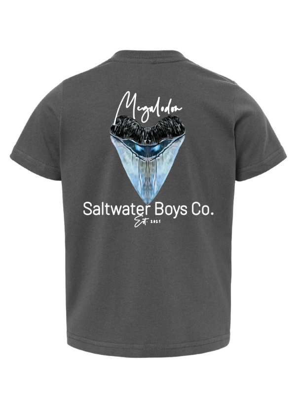 Megladon Shark Tooth YOUTH Tee by Saltwater Boys Co.