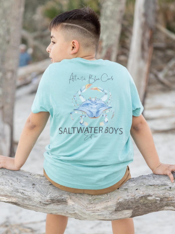 Atlantic Crab YOUTH Tee by Saltwater Boys Co.