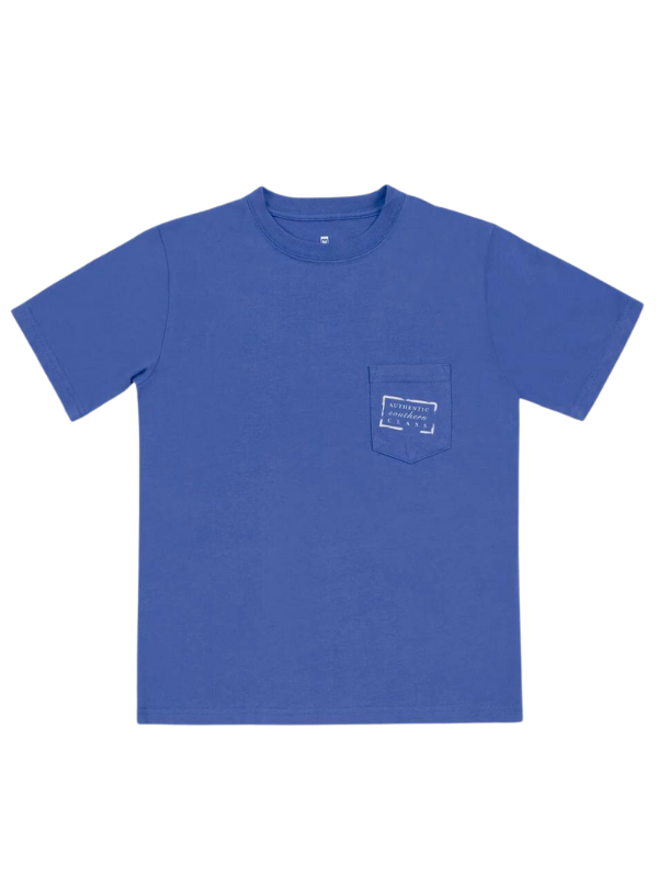 Authentic YOUTH Tee in Royal Blue by Southern Marsh