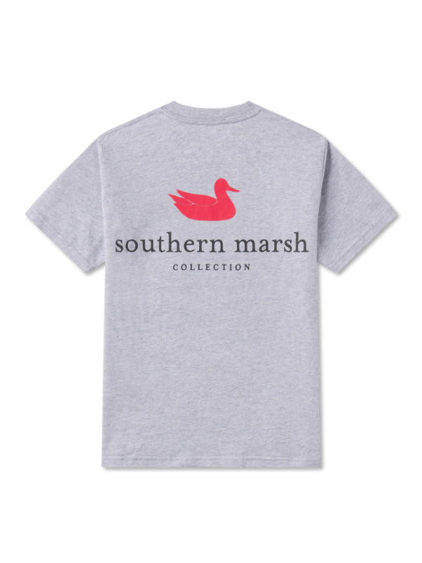 Authentic YOUTH Tee in Light Grey by Southern Marsh