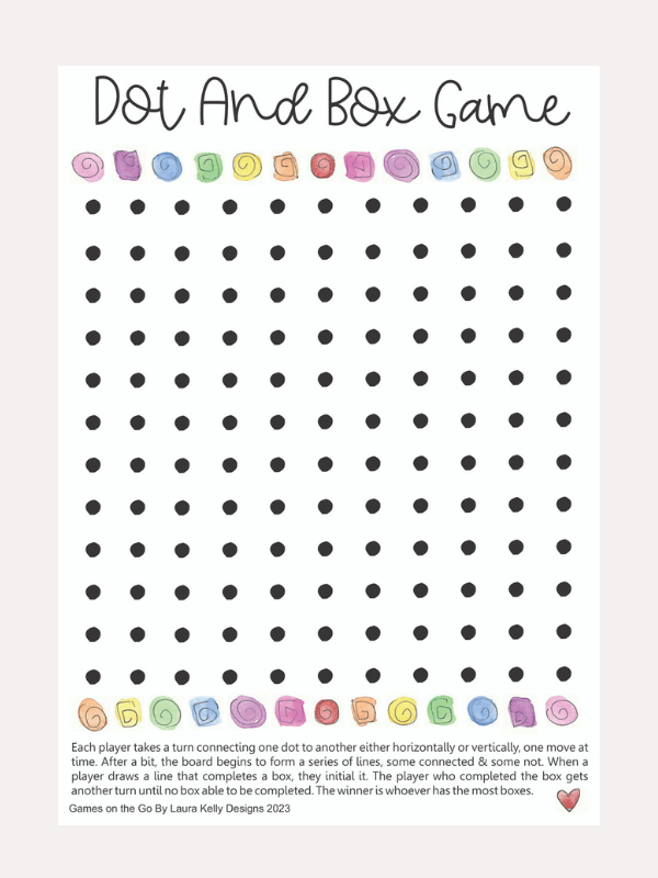 Dot and Box Game Games On The Go