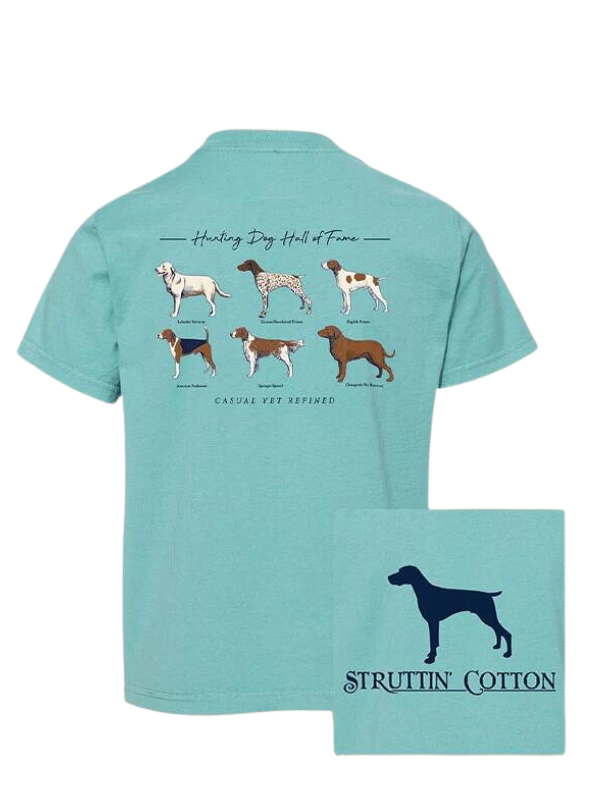 Hunting Dog Hall Of Fame YOUTH Tee by Struttin' Cotton