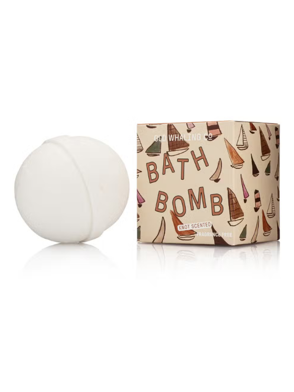 Knot Scented Fragrance Free Bath Bomb by Old Whaling
