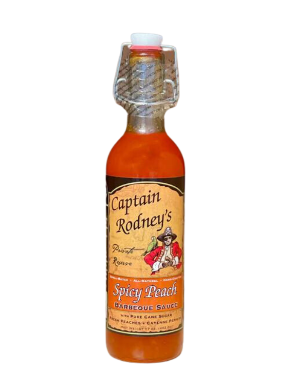 Captain Rodney’s Spicy Peach Barbecue Sauce