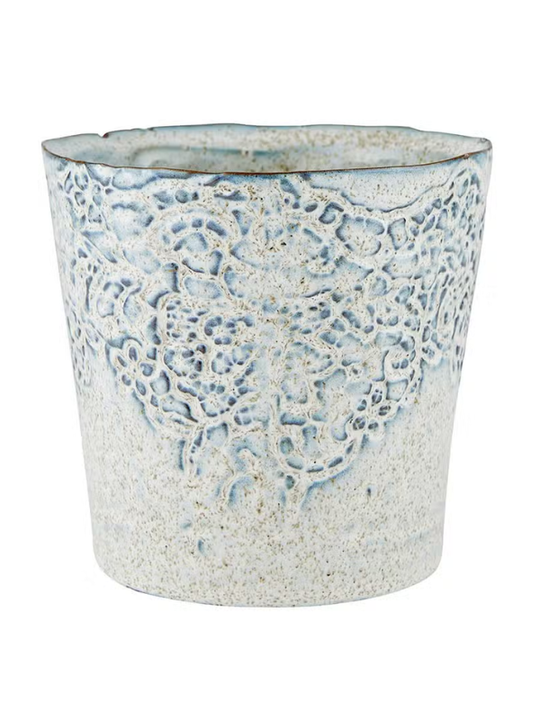 Large Blue Stone Pot