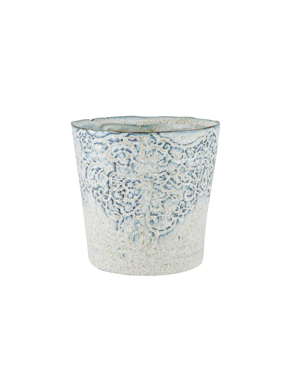 Small Blue Stone Pot