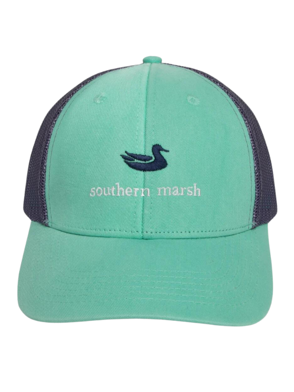 Classic Snapback YOUTH Trucker Hat in Bimini Green by Southern Marsh