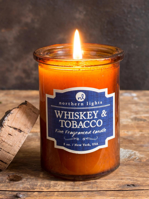 Whiskey & Tobacco Candle