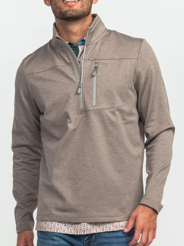Uptown Performance Fleece Pullover in Deep Woods by Southern Shirt Co.