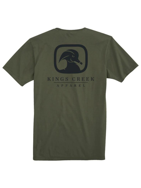 Green & Black Logo Tee by Kings Creek Apparel