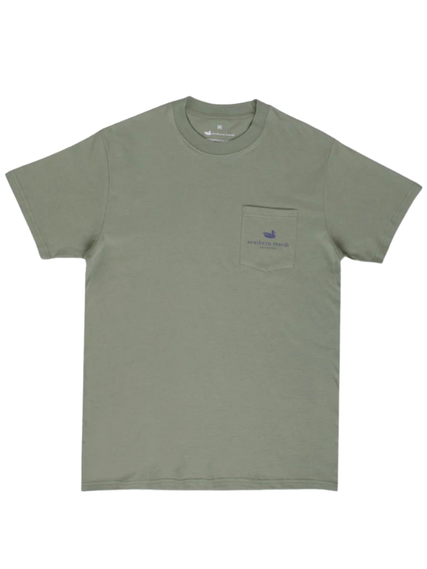 Sunset Spots Tee in Bay Green by Southern Marsh