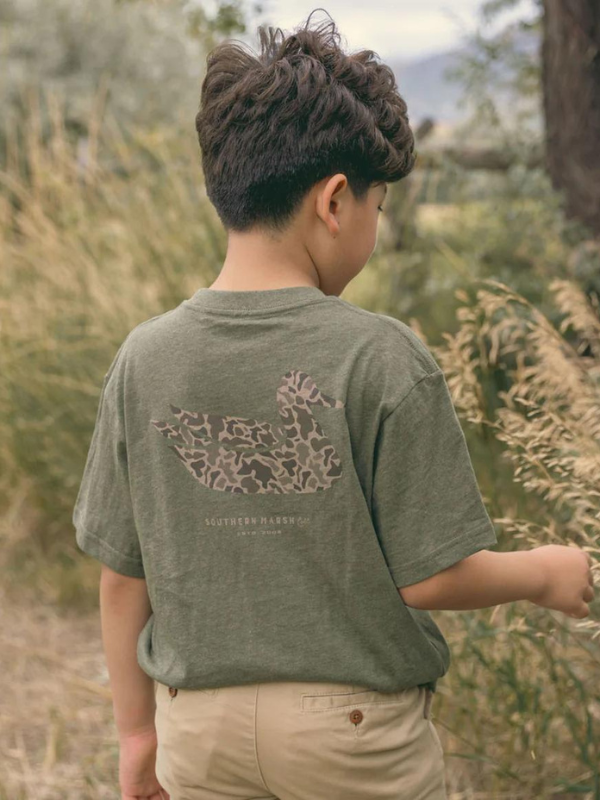 YOUTH Duck Originals Camo Tee by Southern Marsh