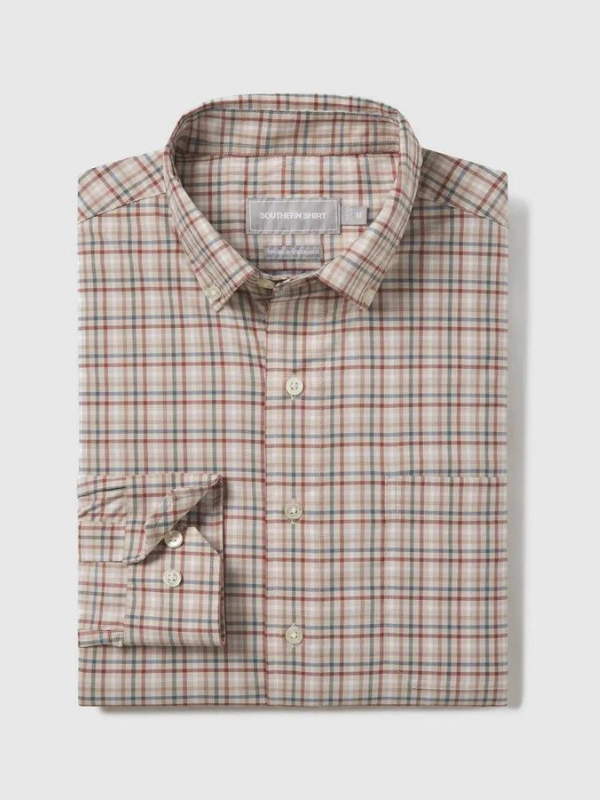 Samford Check in Browning Button Down by Southern Shirt Co.