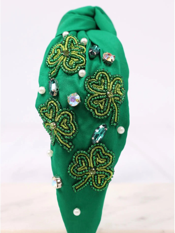 Shamrock Embellished Headband