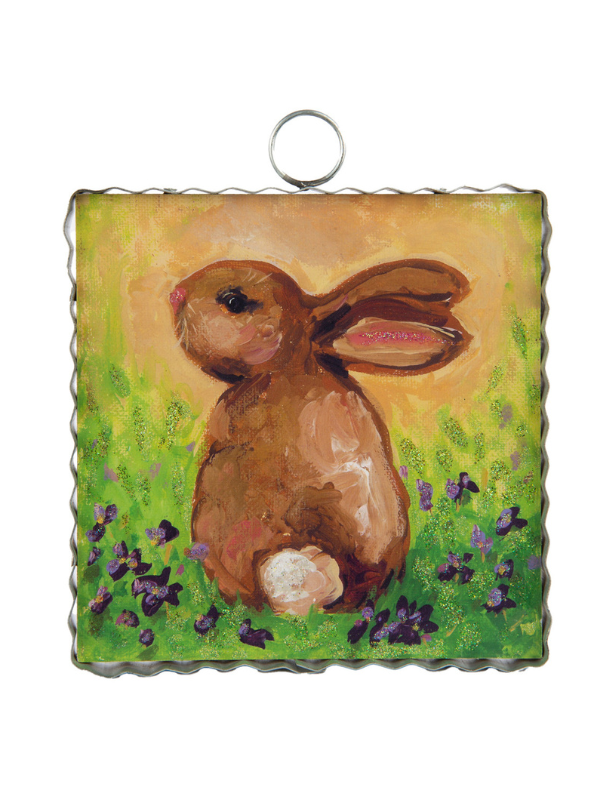 Spring Brown Bunny Print