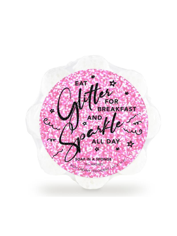 Sparkle All Day Soap in a Sponge